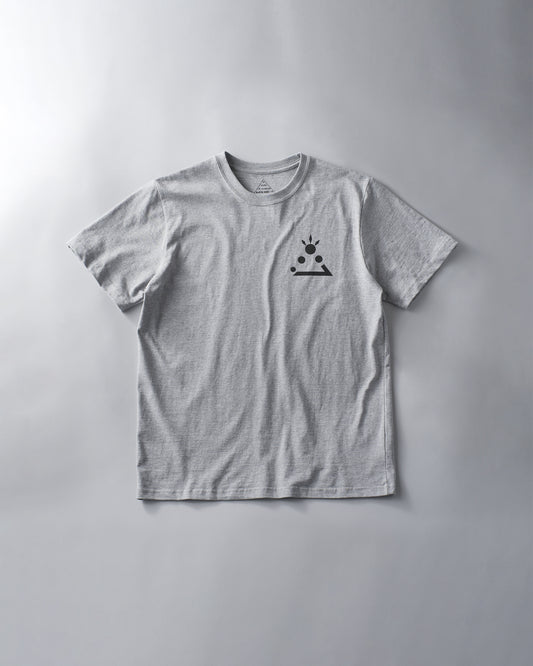 Outer Space Kanji Crest - Short Sleeve Tee - Grey